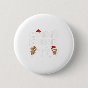 Cookie Baking Crew Gingerbread Christmas Costume P 6 Cm Round Badge