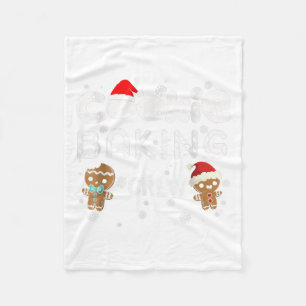 Cookie Baking Crew Gingerbread Christmas Costume P Fleece Blanket