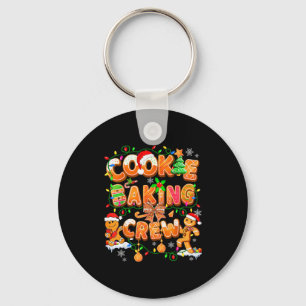 Cookie Baking Crew Gingerbread Cooking Lover Xmas Key Ring