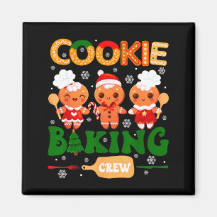 Cookie Baking Crew Gingerbread Cooking Lover Xmas  Magnet