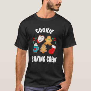 Cookie Baking Crew Gingerbread Man Christmas T-Shirt