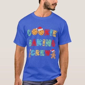 Cookie Baking Crew Gingerbread Men with Xmas Hats  T-Shirt