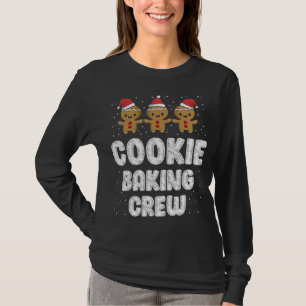 Cookie Baking Crew Shirt Christmas Family Gingerbr