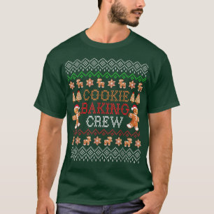 Cookie Baking Crew Shirt Christmas Family Gingerbr