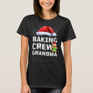 Cookie Baking Crew Shirt Grandma Matching Christma