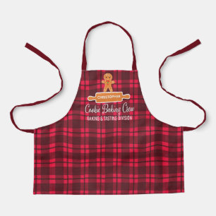 Cookie Baking Gingerbread Boy Monogram Baking Apron