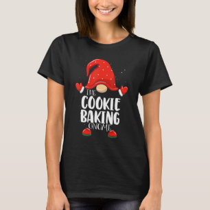 Cookie Baking Gnome Matching Family Group Christma T-Shirt