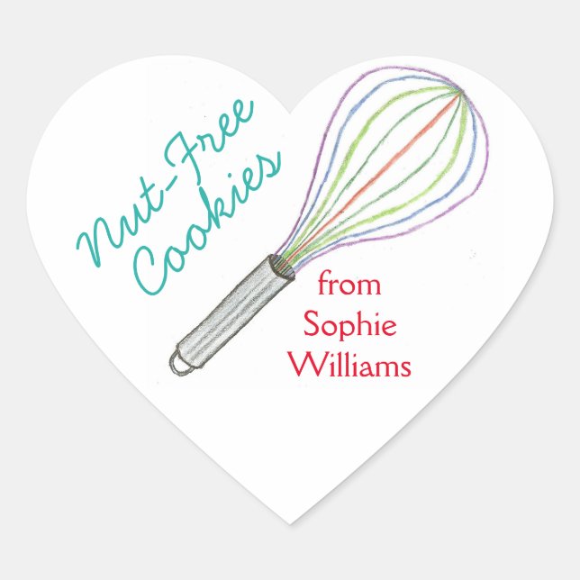 Cookie baking labels / baking stickers (Front)
