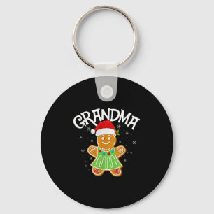 Cookie Baking Matching Family Gingerbread Grandma  Key Ring