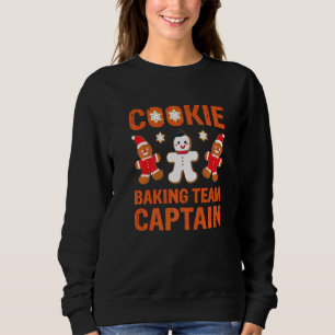 Cookie Baking Team Captain Christmas Baking Ginger Sweatshirt