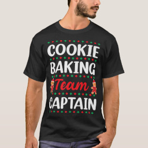 Cookie Baking Team Captain Christmas Gingerbread B T-Shirt