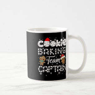 Cookie Baking Team Captain Gingerbread Christmas Coffee Mug