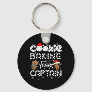 Cookie Baking Team Captain Gingerbread Christmas Key Ring