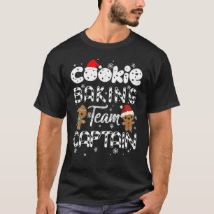 Cookie Baking Team Captain Gingerbread Christmas   T-Shirt