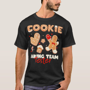 Cookie Baking Team Tester Holiday Christmas Ginger T-Shirt