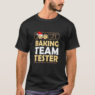 Cookie Baking Team Tester Holiday Fun Gingerbread  T-Shirt
