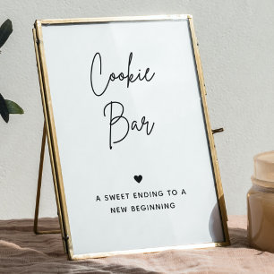Cookie Bar Sign Wedding Cookie Table Sign