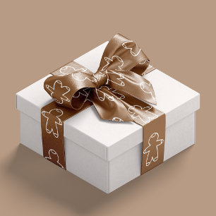 Cookie Brown 965324 Gingerbread Men Satin Ribbon