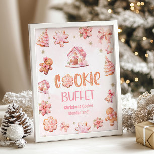 Cookie buffet Little Cookie Christmas Birthday Poster