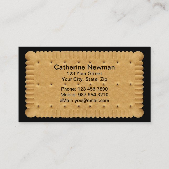 Cookie Businesscard Business Card (Front)