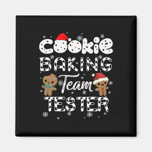 Cookie Byking Team Tester Gingerbread Christmas  Magnet