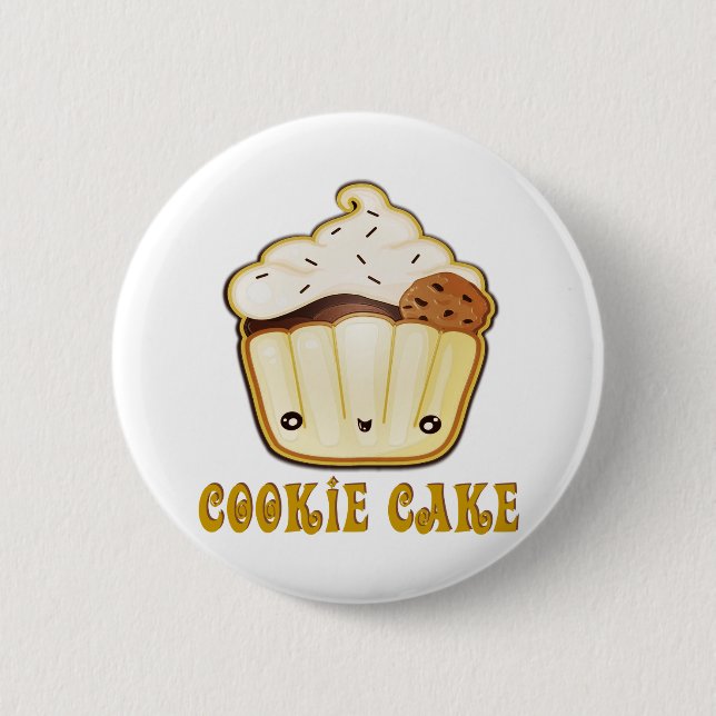 Cookie Cake 6 Cm Round Badge (Front)