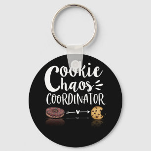 Cookie Chaos Coordinator Funny Cookie Sales Key Ring