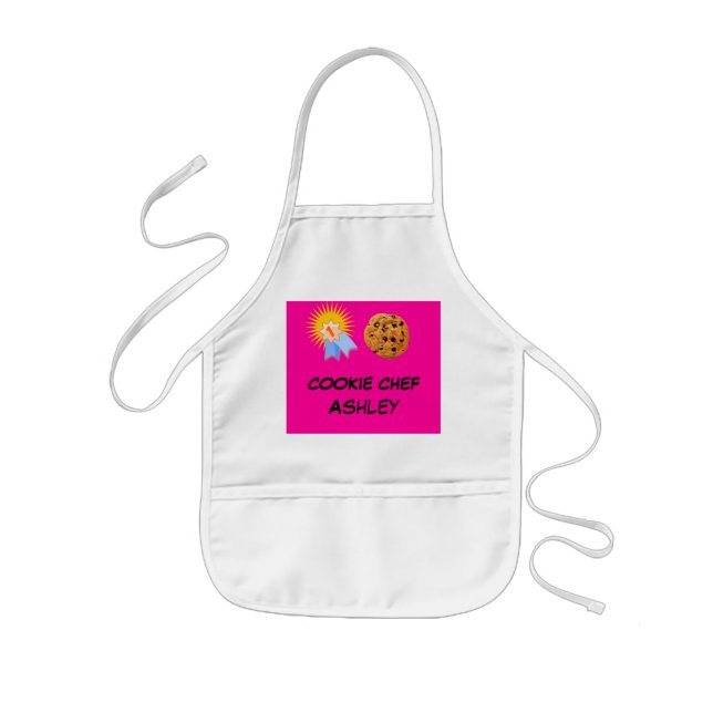Cookie Chef Apron Personalised Kids & Adults (Front)