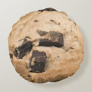 Cookie Chocolate Chips Sweets Dessert Bakery Cook Round Cushion