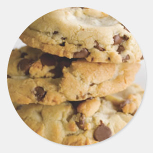  Cookie Chocolate  Classic Round Sticker