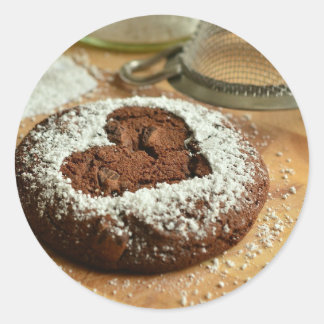 Cookie Chocolate  Classic Round Sticker