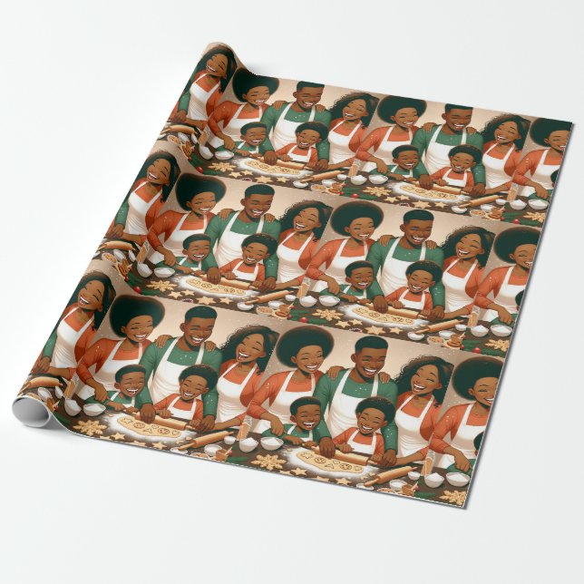 Cookie Chronicles Wrapping Paper (Unrolled)