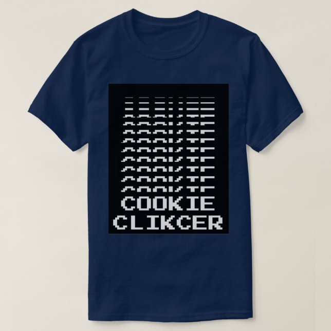 Cookie Clicker Programmer T-Shirt (Design Front)