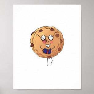Cookie, cute food theme poster