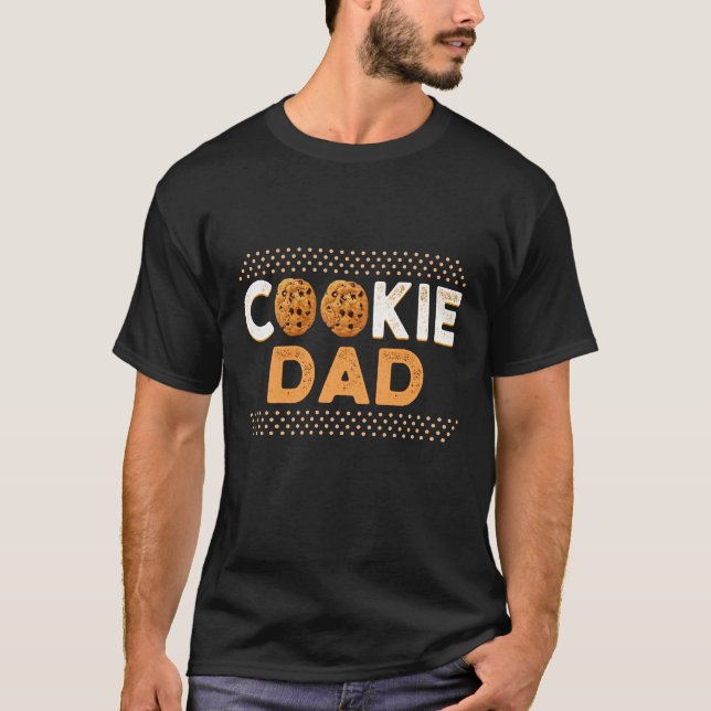 Cookie Dad Chocolate Chip Cookie Funny Gift T-Shirt (Front)
