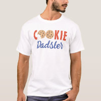 Cookie Dadster Colourful Dad T-Shirt