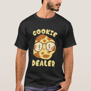 Cookie Dealer Bakery Chocolate Chips Glasses Bakin T-Shirt