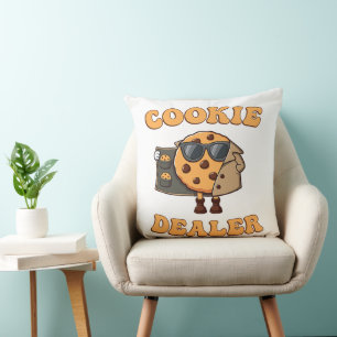 Cookie Dealer Funny Baking Cushion