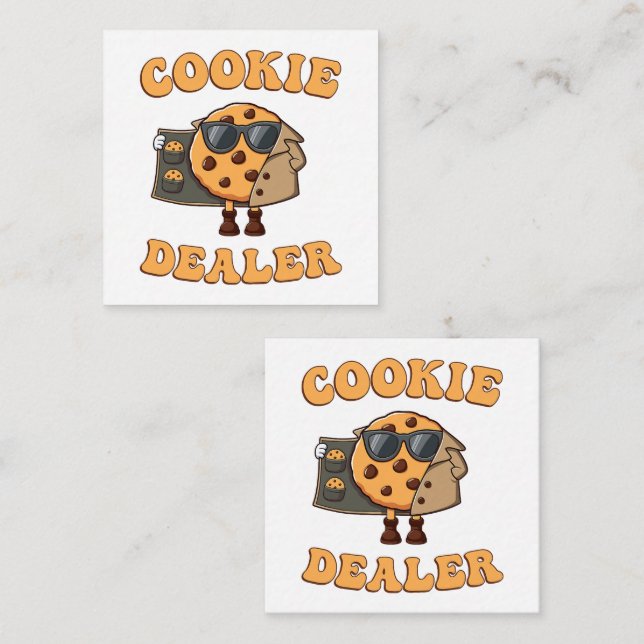 Cookie Dealer Funny Baking Enclosure Card (Front/Back)
