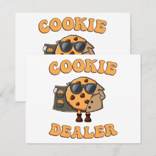 Cookie Dealer Funny Baking Invitation