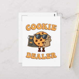 Cookie Dealer Funny Baking Postcard