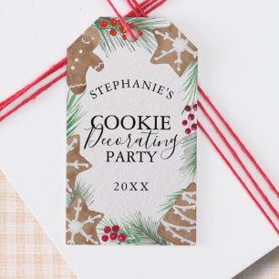 Cookie Decorating Party   Gift Tags