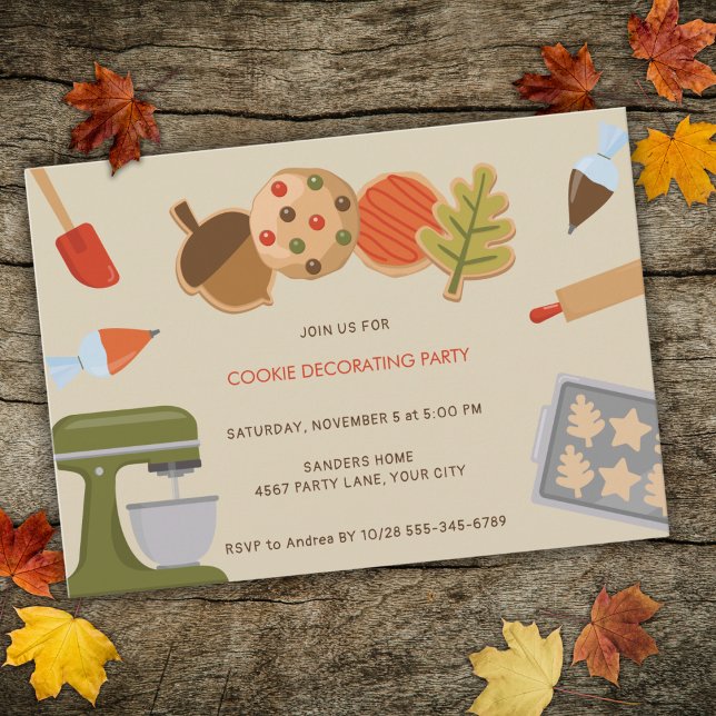 COOKIE DECORATING PARTY INVITATION (Creator Uploaded)