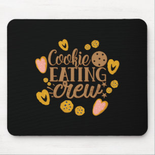 Cookie Eating Crew Fun Christmas Toddler T Shirt Mouse Pad