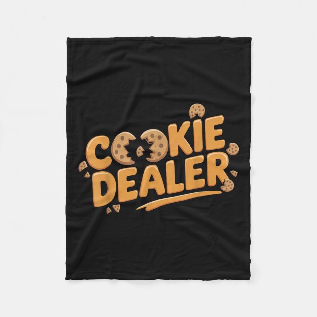 Cookie Er  Fleece Blanket (Front)