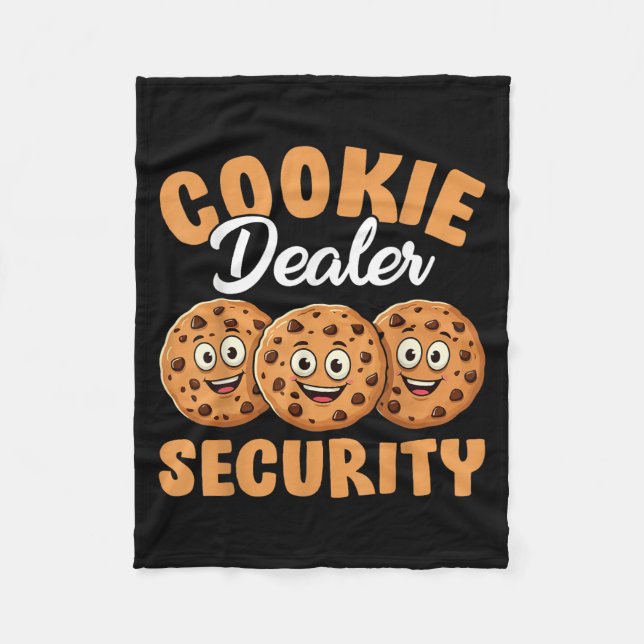 Cookie Er Security  Fleece Blanket (Front)