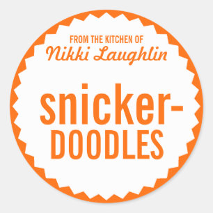 Cookie Exchange Bake Sale Label Template