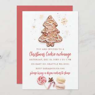 Cookie Exchange Christmas Party Invitation