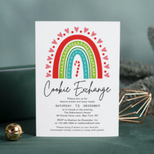 Cookie Exchange Festive Rainbow Christmas