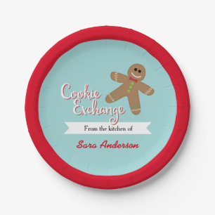 Cookie Exchange, From the kitchen of, Personalised Paper Plate